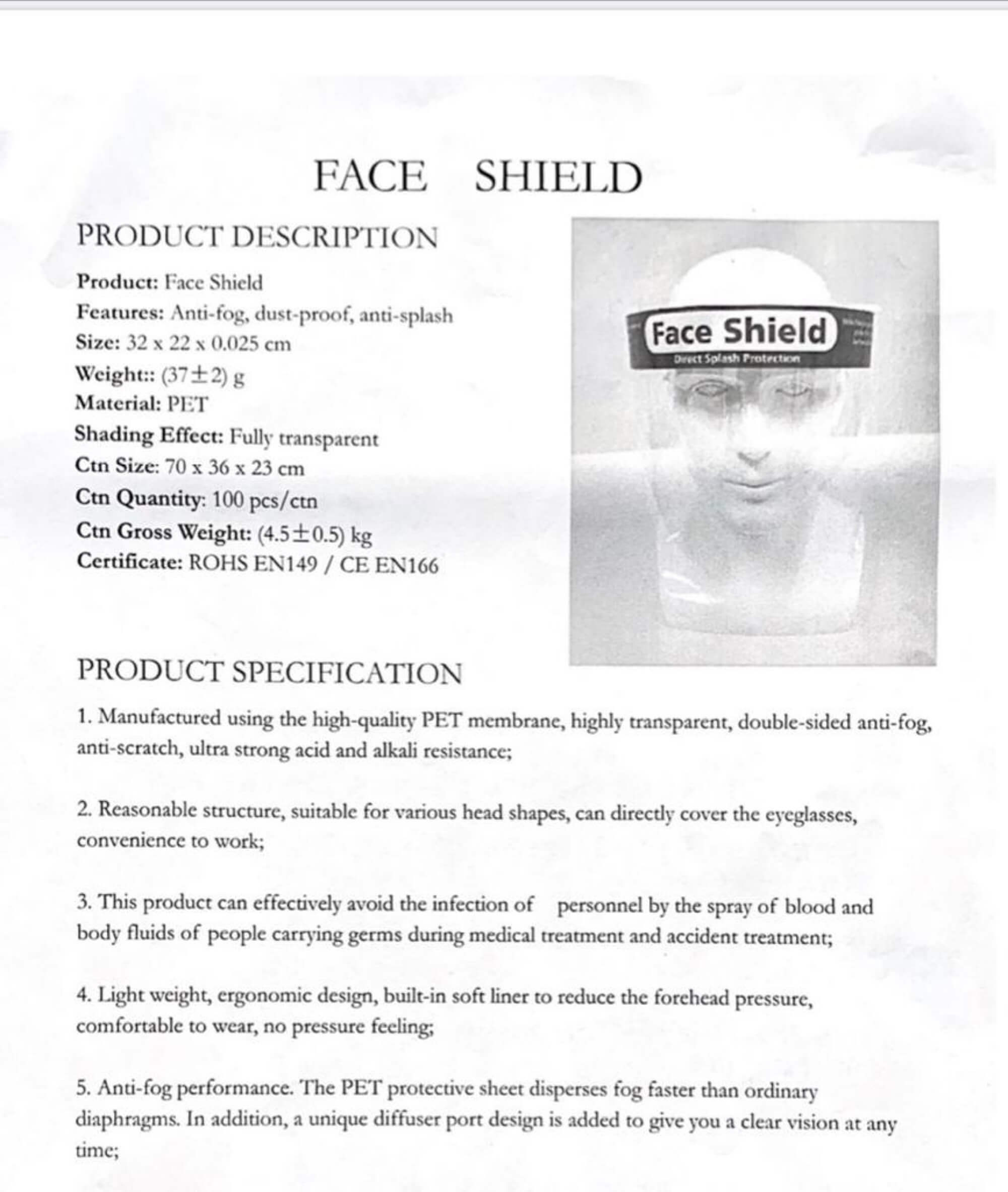 face-shield